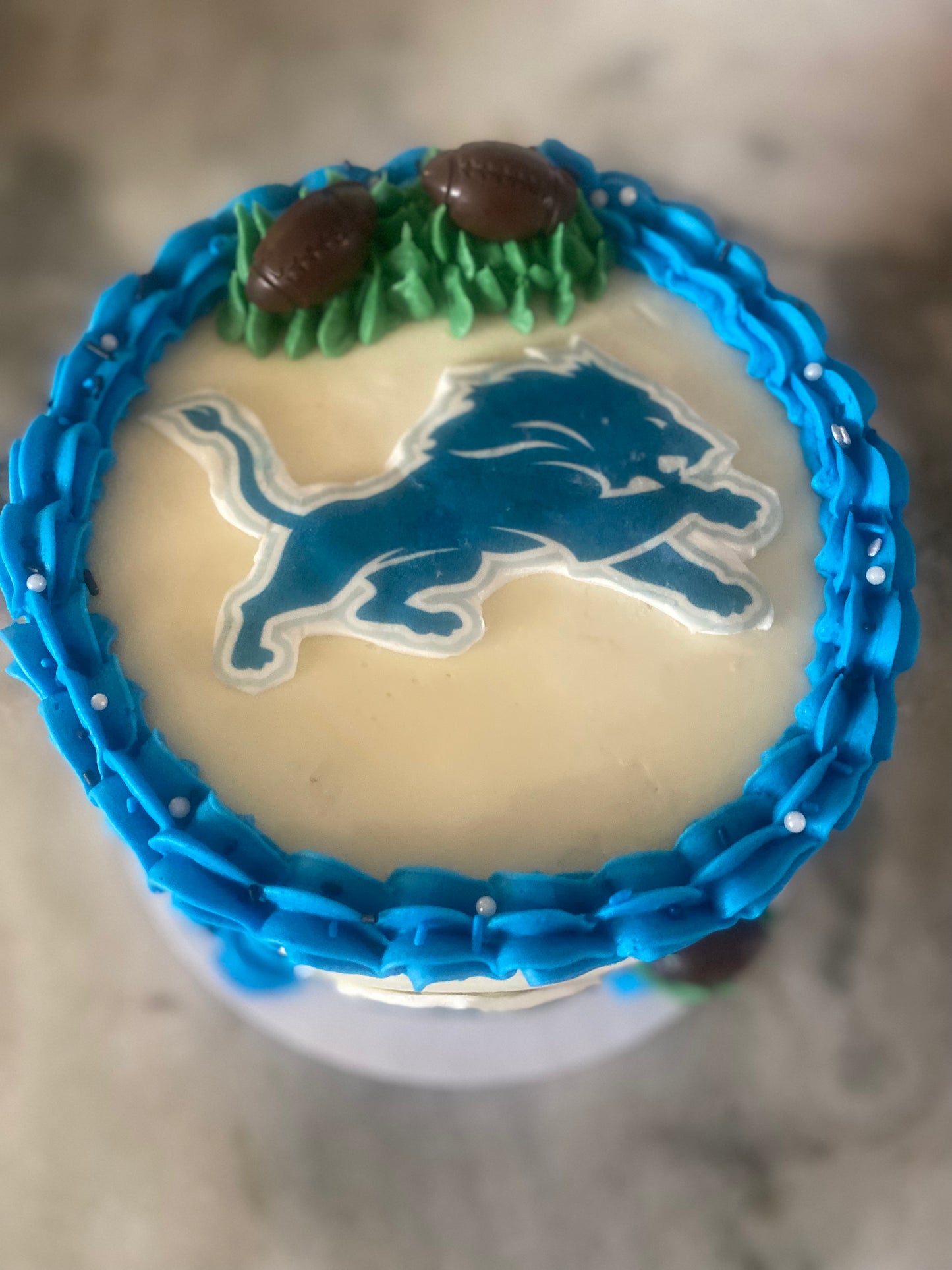 Detroit Lions Cake