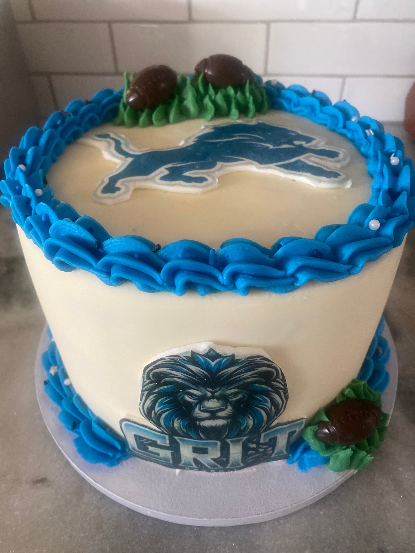 Detroit Lions Cake