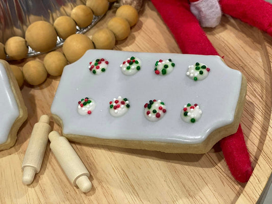 ELF Baking Sheet of Cookies with Rolling Pin