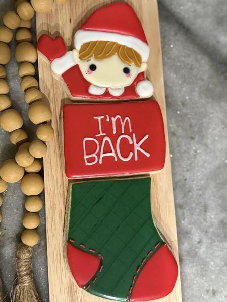 I’m back! Three Cookie Elf Stocking Set