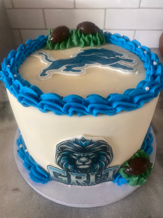Detroit Lions Cake